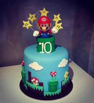 Tartas de Cumpleaños de Mario Bros