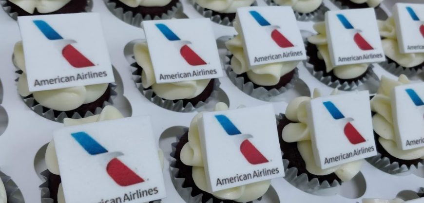 Cupcakes Corporativos American Airlines