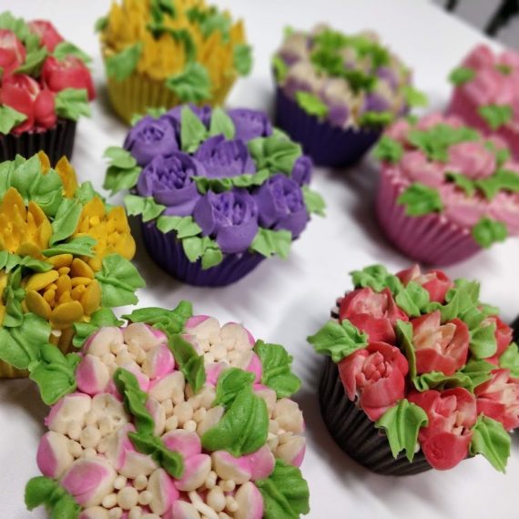 Cupcakes Personalizados de Flores