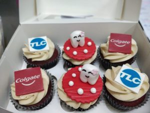 Cupcakes Corporativos de Colgate