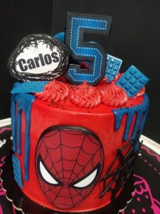 Drip Cakes de Spiderman